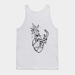 Coral Heart Tank Top